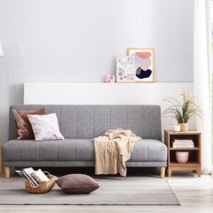 Saki Sofa Bed Abu-Abu Muda